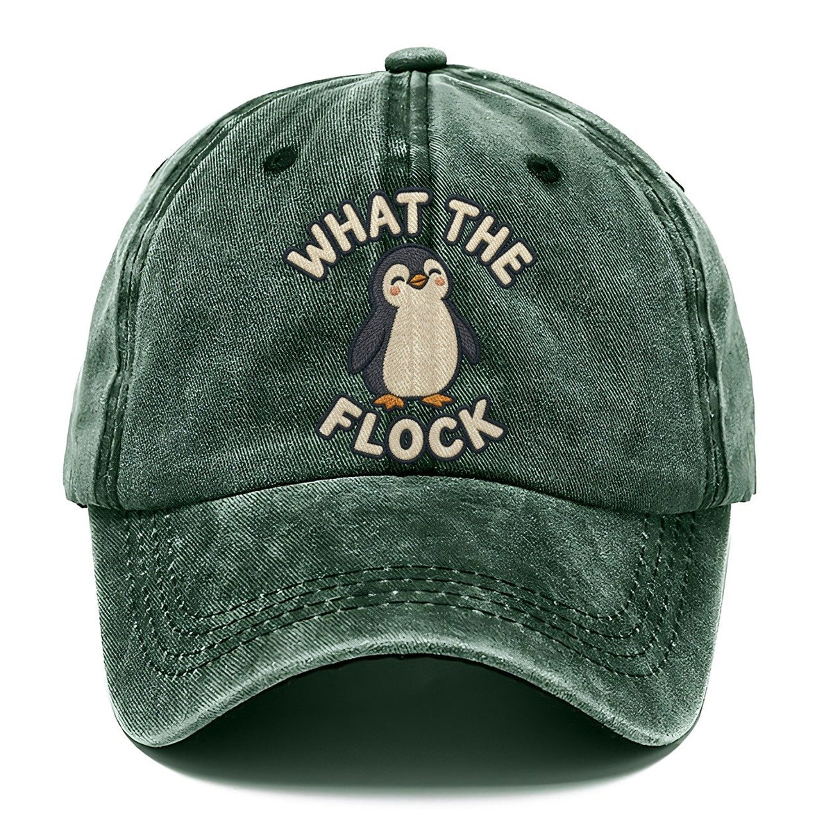 Penguin Animal Puns Classic Cap – Forest Mist