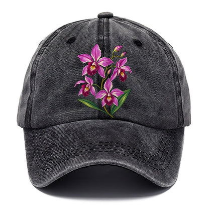 Queensland Cooktown Orchid Australia Cultural Icons Classic Cap – Graphite