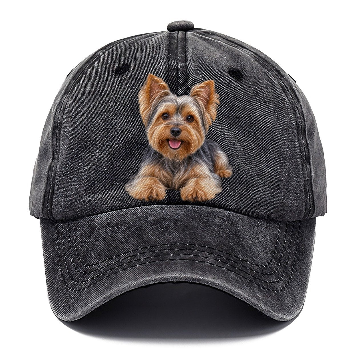 Yorkshire Terrier Lying Down Top Breeds Classic Cap – Graphite