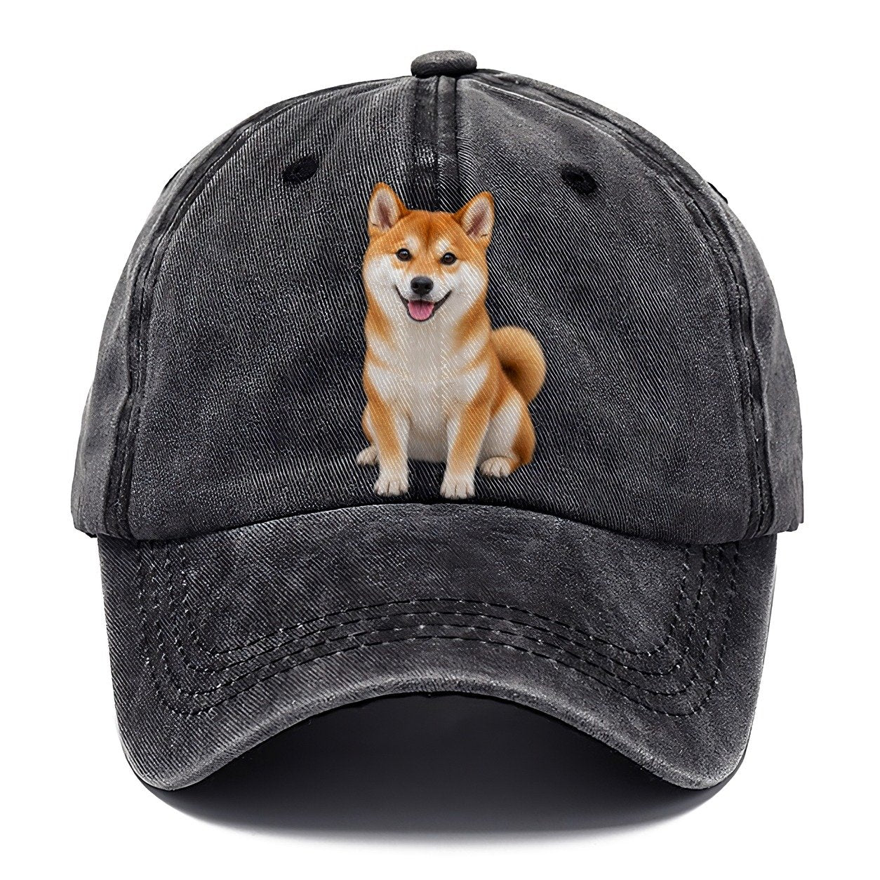 Shiba Inu Sitting Top Breeds Classic Cap – Graphite