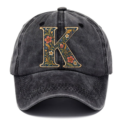Wildflower K Monogram Classic Cap – Graphite