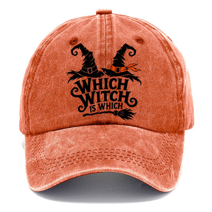 Which Witch Is Which Slogan Witch Magic Classic Cap – Terracotta Clay