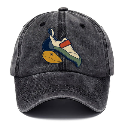 Heel Hook Study Rock Climbing Classic Cap – Graphite