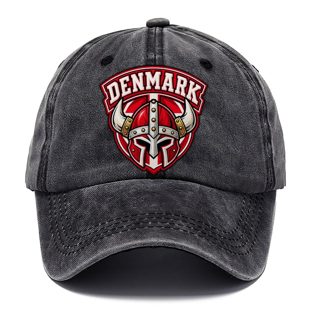 Denmark Retro Badge Country Logos Classic Cap – Graphite