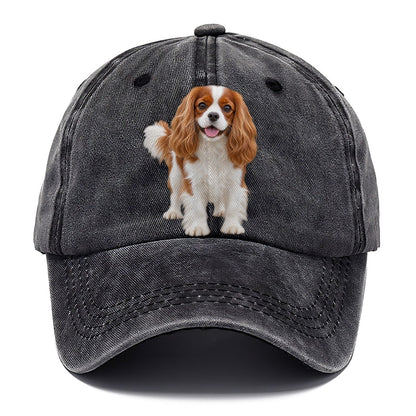Cavalier King Charles Spaniel Standing Top Breeds Classic Cap – Graphite