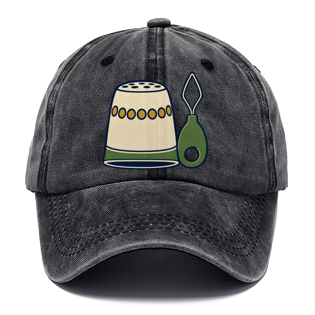 Thimble And Threader And Needlework Classic Cap – Graphite