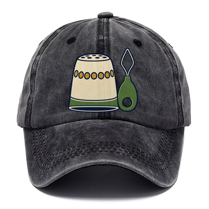 Thimble And Threader And Needlework Classic Cap – Graphite