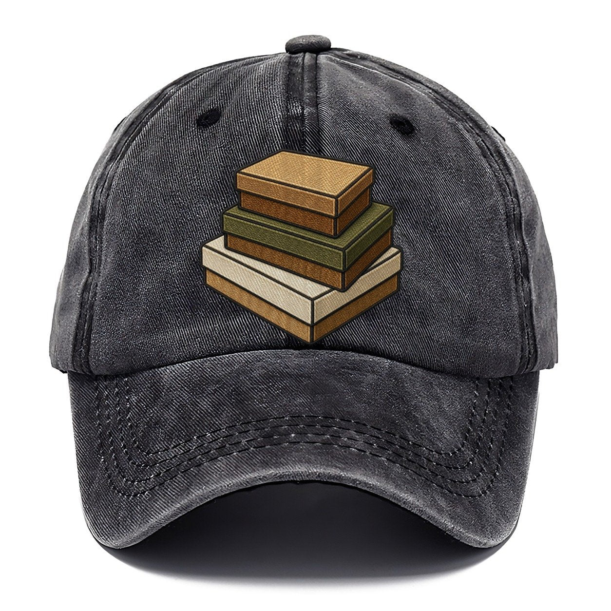 Stack Of Three Blank Lid Game Boxes Board Games Classic Cap – Graphite