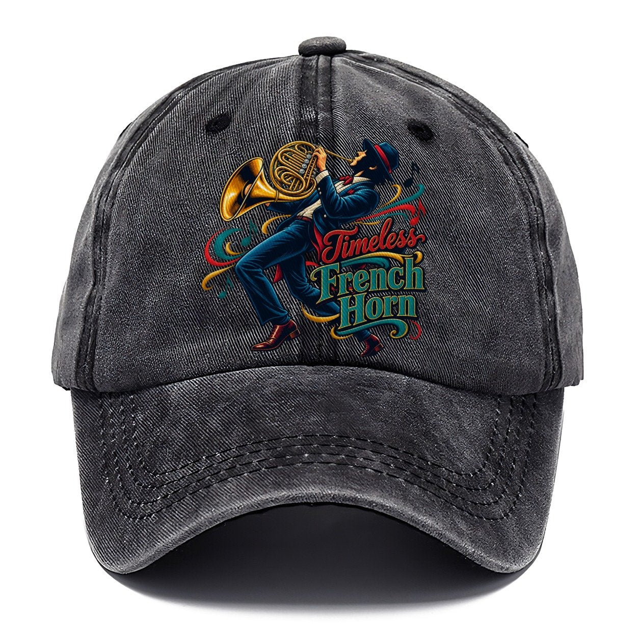 Timeless French Horn Music Instruments Classic Cap – Graphite
