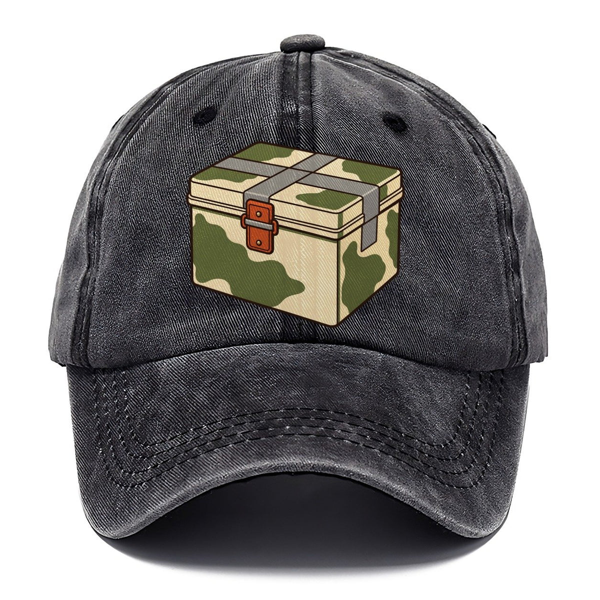 Wrapped And Taped Box Geocaching Classic Cap – Graphite