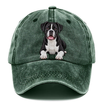 Black And White Boxer Classic Cap – Forest Mist
