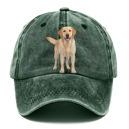 Labrador Retriever Standing Top Breeds Classic Cap – Forest Mist