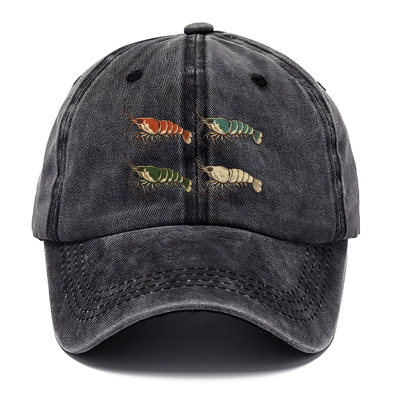 Shrimp Colour Study Aquarium Keeping Classic Cap – Graphite