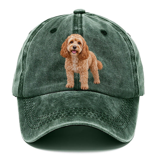 Cockapoo Standing Top Breeds Classic Cap – Forest Mist