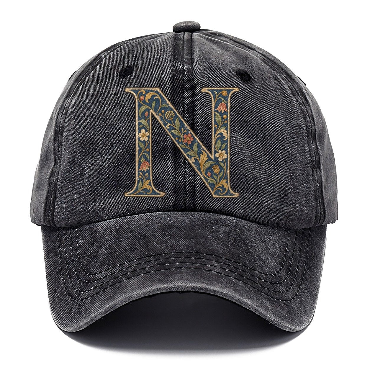 Wildflower N Monogram Classic Cap – Graphite