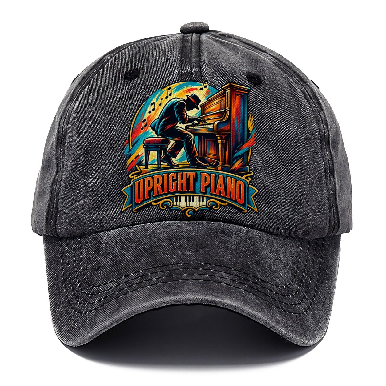 Upright Piano Crest Music Instruments Classic Cap – Graphite