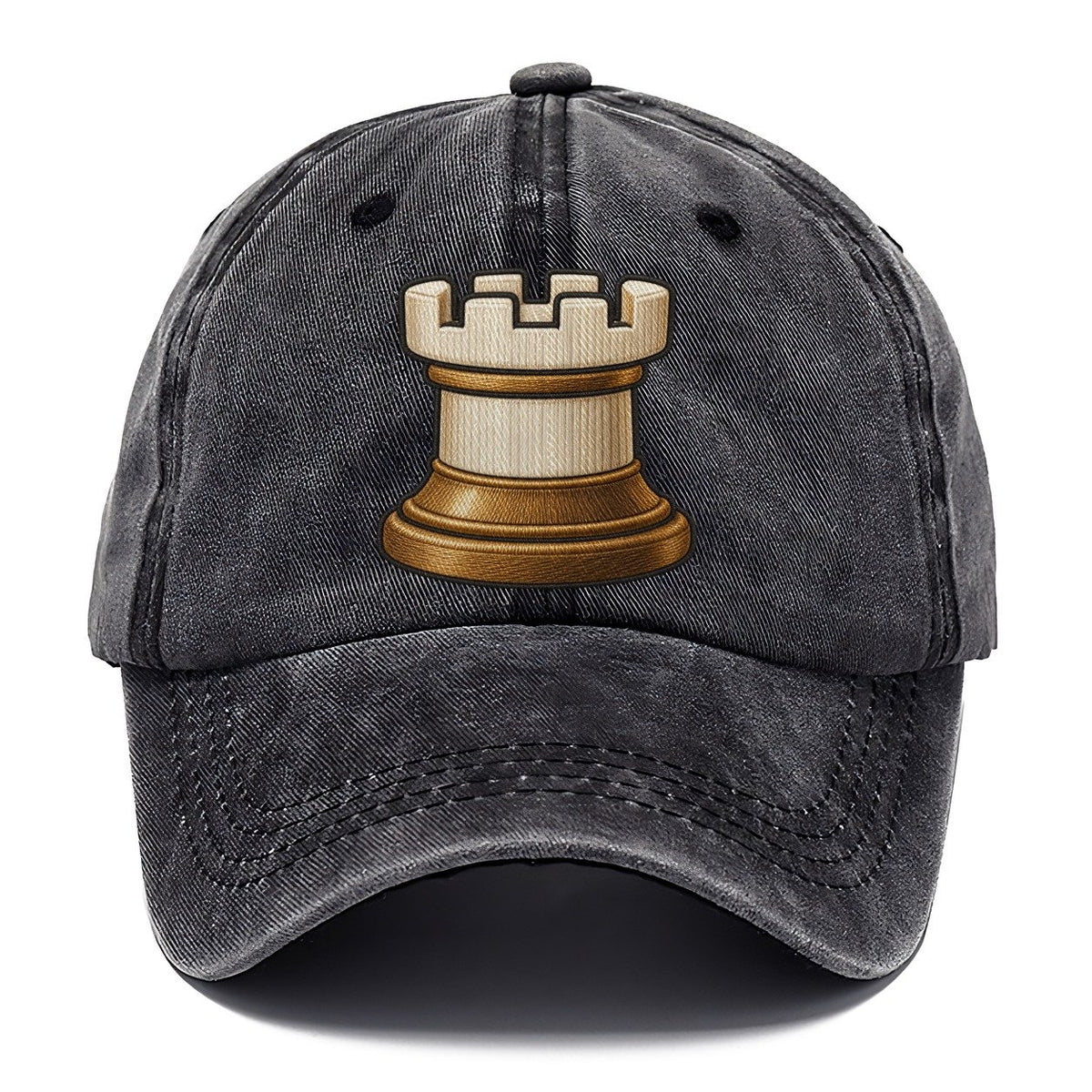 Rook Castle Token Board Games Classic Cap – Graphite