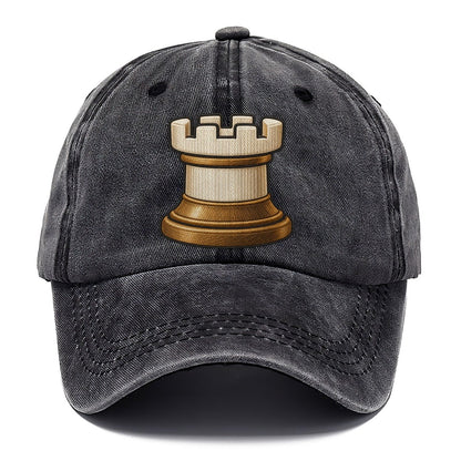 Rook Castle Token Board Games Classic Cap – Graphite
