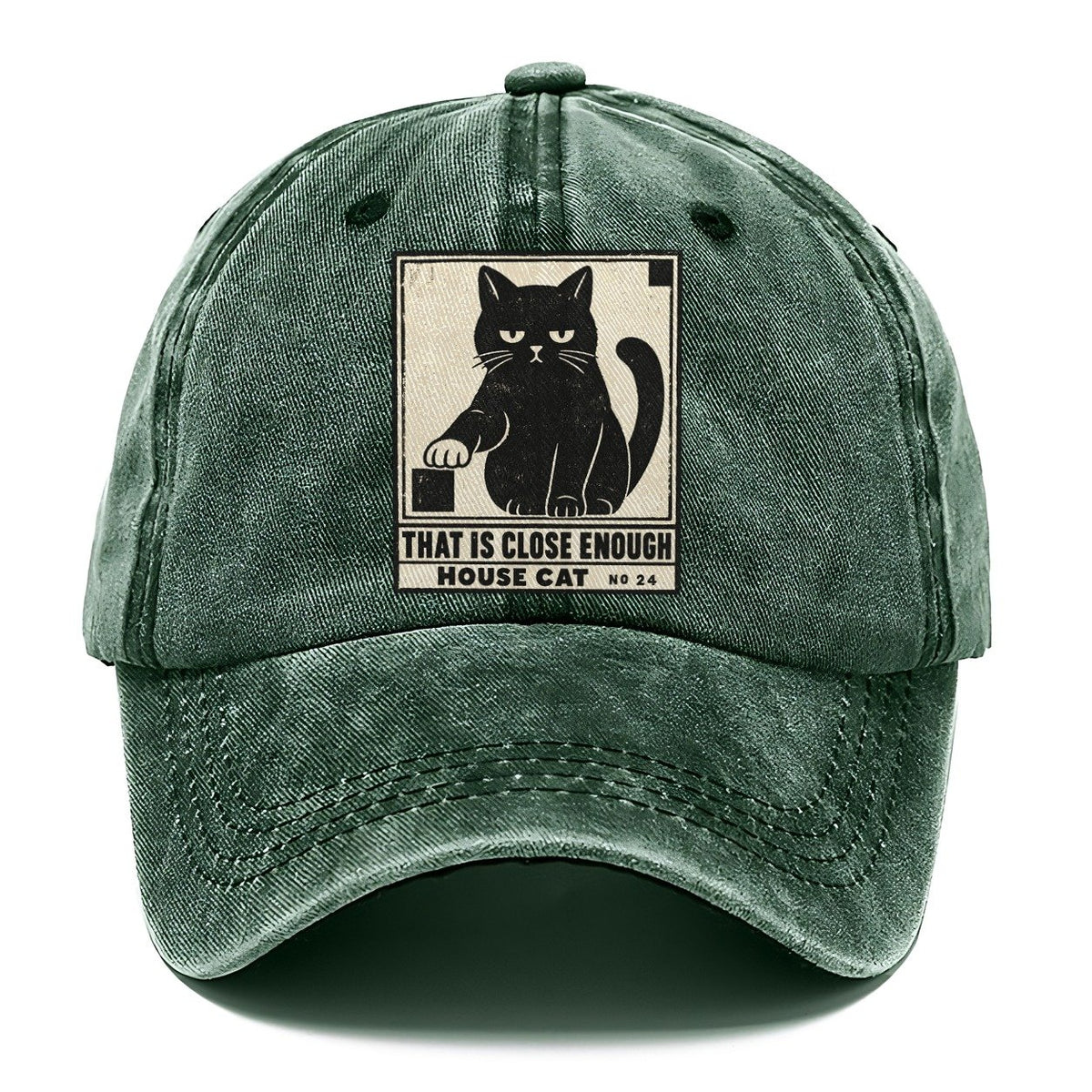 That Is Close Enough Neko Says No Classic Cap – Forest Mist