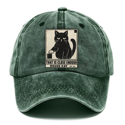 That Is Close Enough Neko Says No Classic Cap – Forest Mist