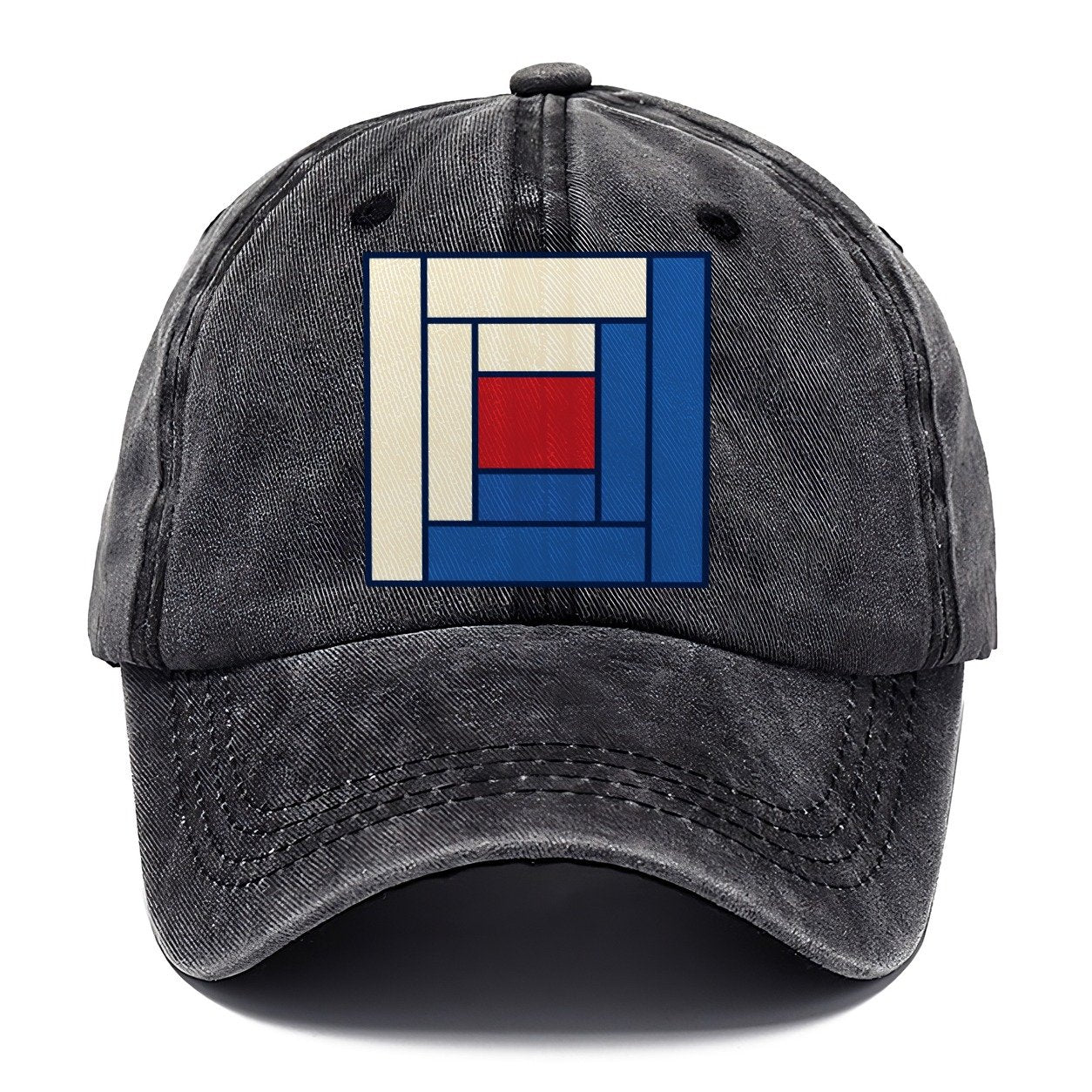 Log Cabin Block Study Sewing And Quilting Classic Cap – Graphite