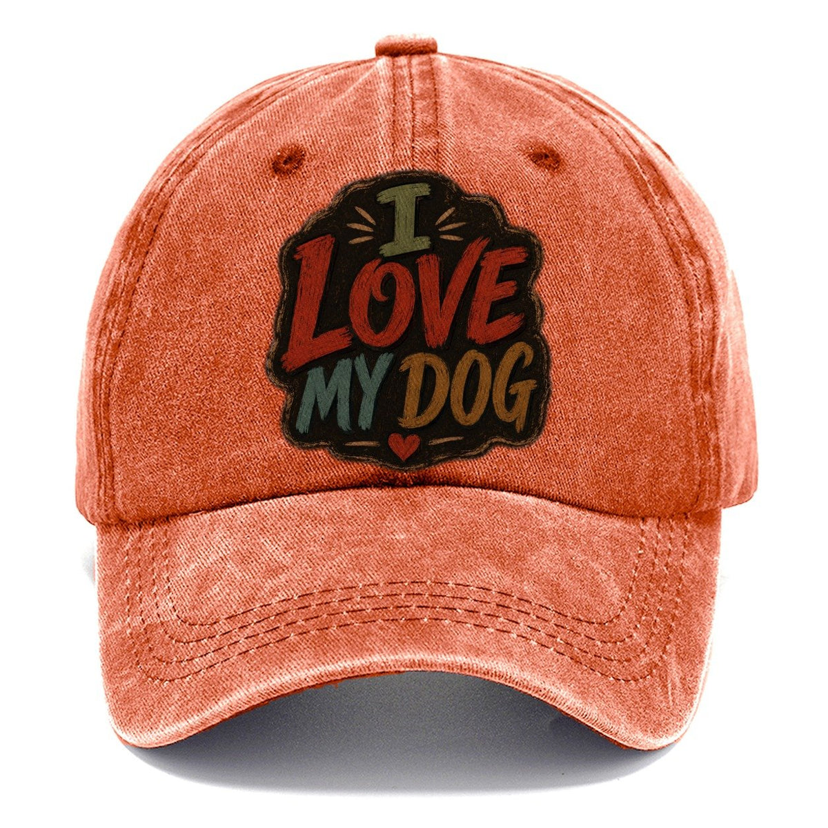 I Love My Dog Classic Cap – Terracotta Clay