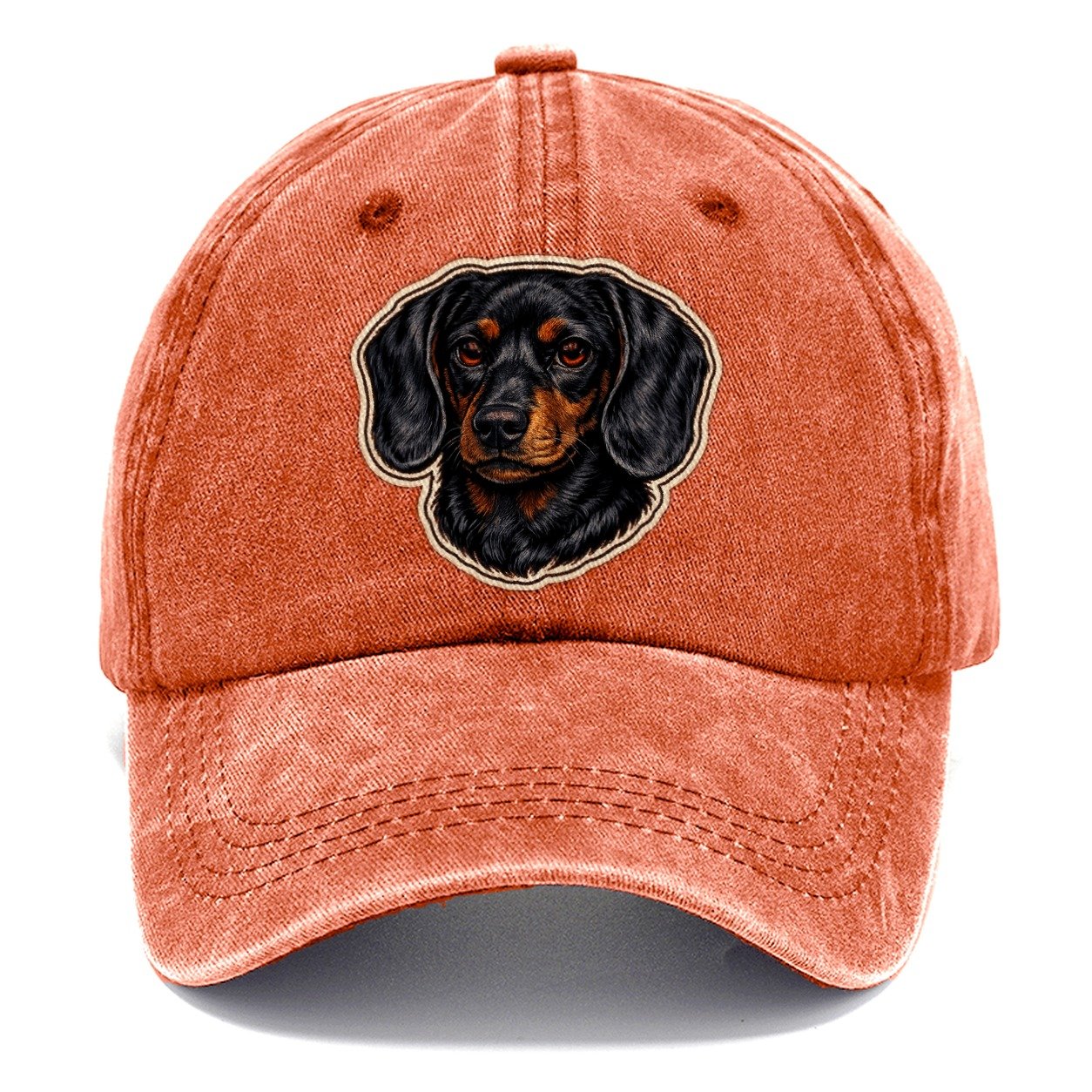 Dachshund Portrait Classic Cap – Terracotta Clay