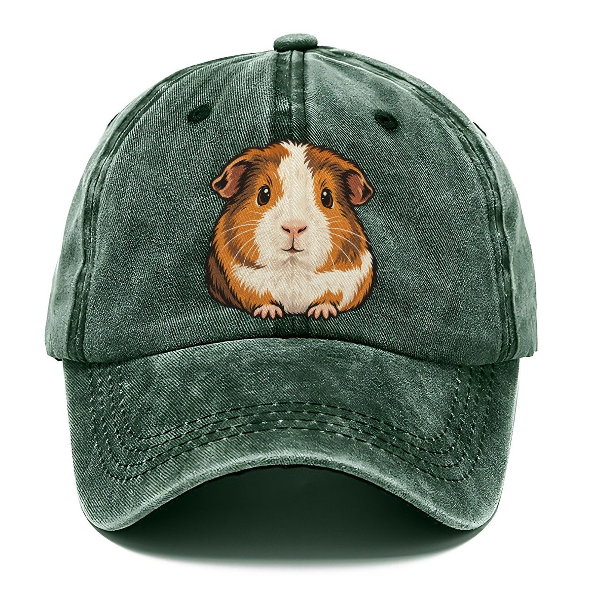 Guinea Pig Cream Blaze Small Pet Logos Classic Cap – Forest Mist