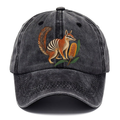 Numbat And Banksia Cones Australia Cultural Icons Classic Cap – Graphite