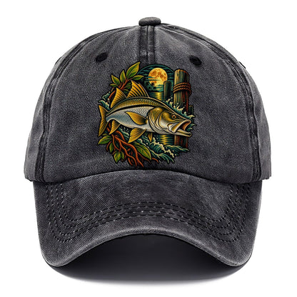 Snook Night Hunter Fishing Club Classic Cap – Graphite