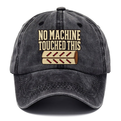 No Machine Touched This Leathercraft Classic Cap – Graphite