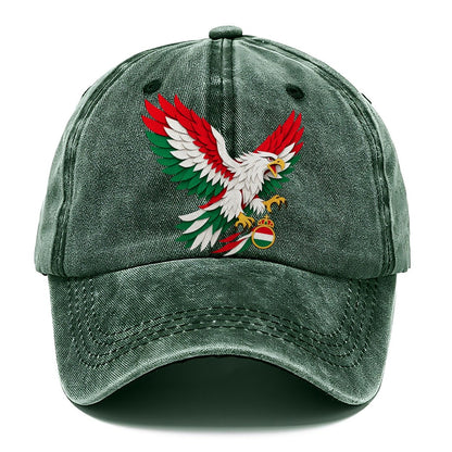 Cut-Paper Hungary Crest Classic Cap – Forest Mist