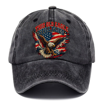 This Old Eagle Still Flies Old Man Strong Classic Cap – Graphite