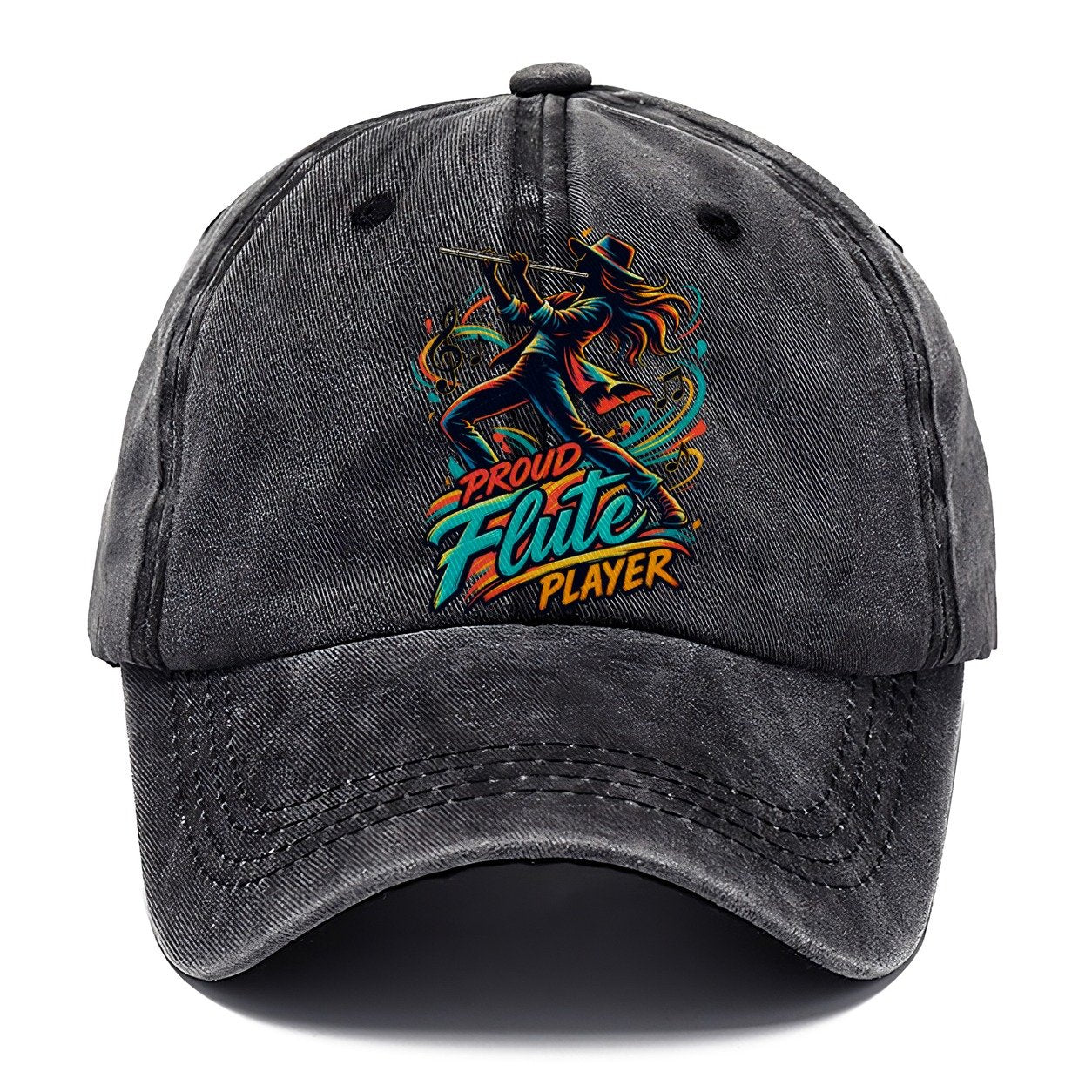 Proud Flute Player Music Instruments Classic Cap – Graphite