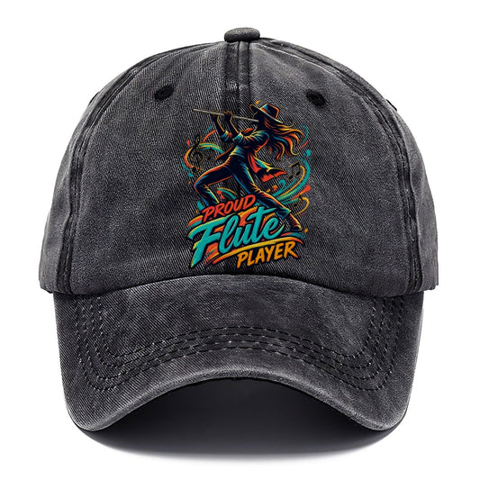 Proud Flute Player Music Instruments Classic Cap – Graphite