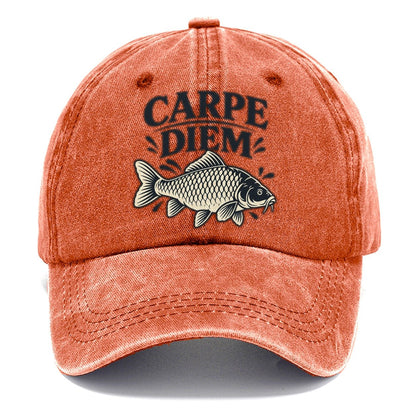 Carpe Diem Carp Fishing Elegant Classic Cap – Terracotta Clay