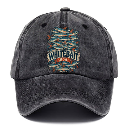 Whitebait Shoal Stack Fishing Club Classic Cap – Graphite
