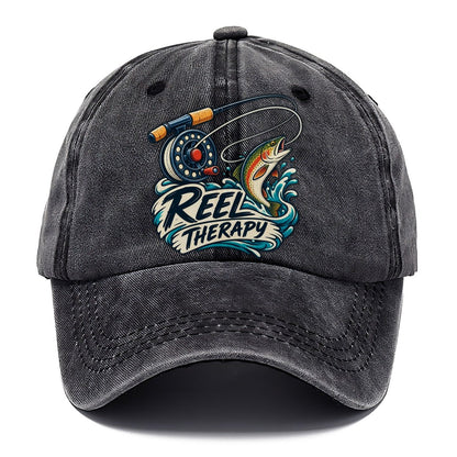Reel Therapy Fishing Elegant Classic Cap – Graphite