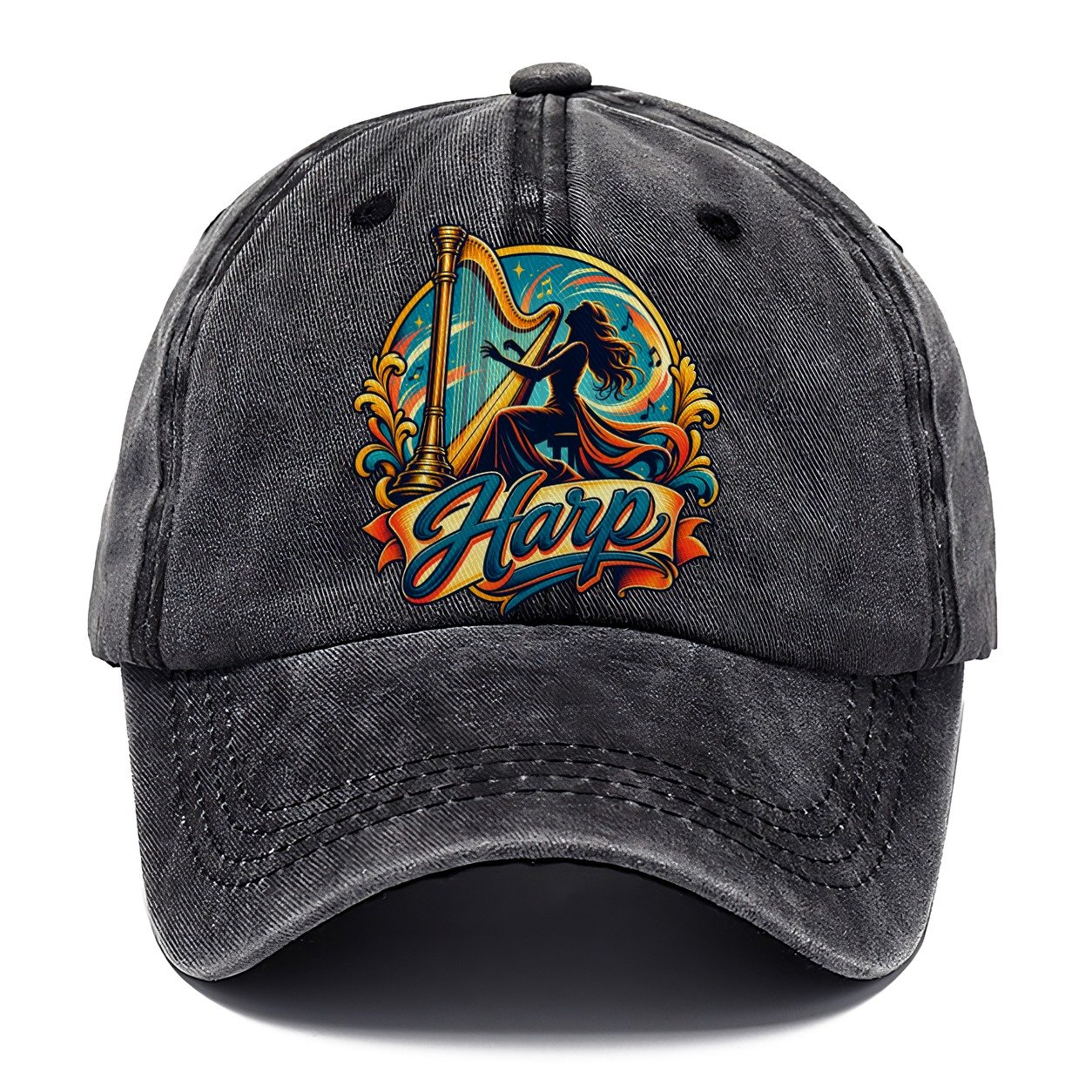 Harp Crest Music Instruments Classic Cap – Graphite