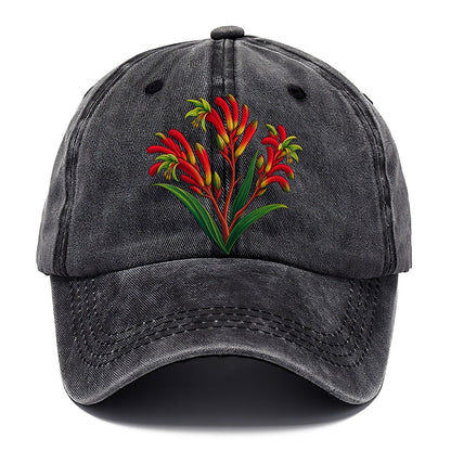 Western Australia Red And Green Kangaroo Paw Australia Cultural Icons Classic Cap – Graphite