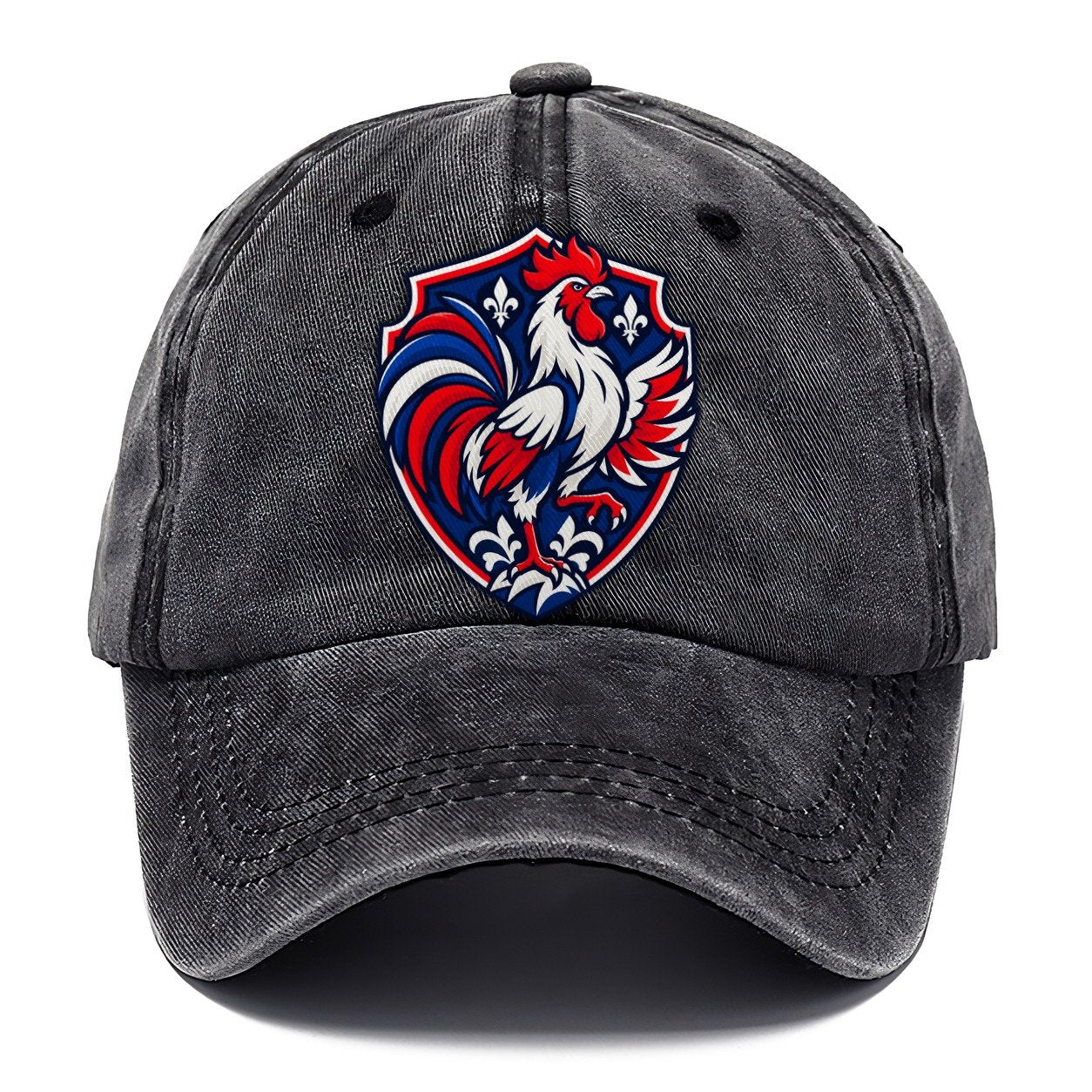France Minimal Emblem Country Logos Classic Cap – Graphite