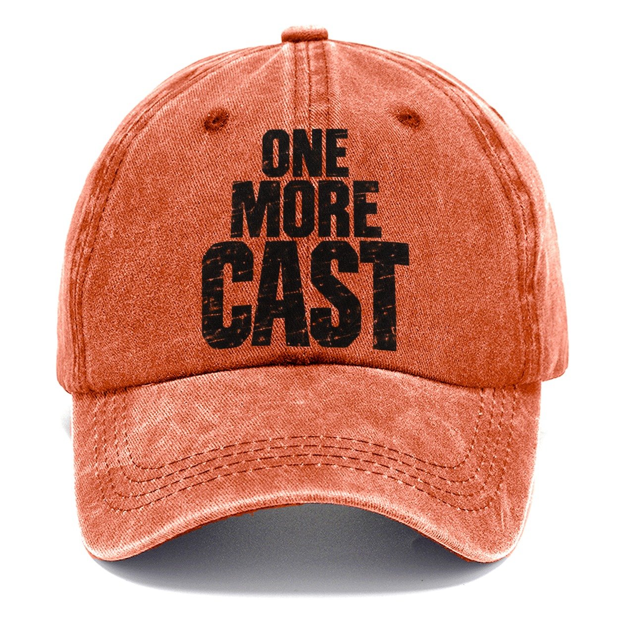 One More Cast Fishing Club Classic Cap – Terracotta Clay