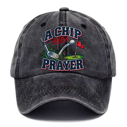 A Chip And A Prayer Golf Life Classic Cap – Graphite