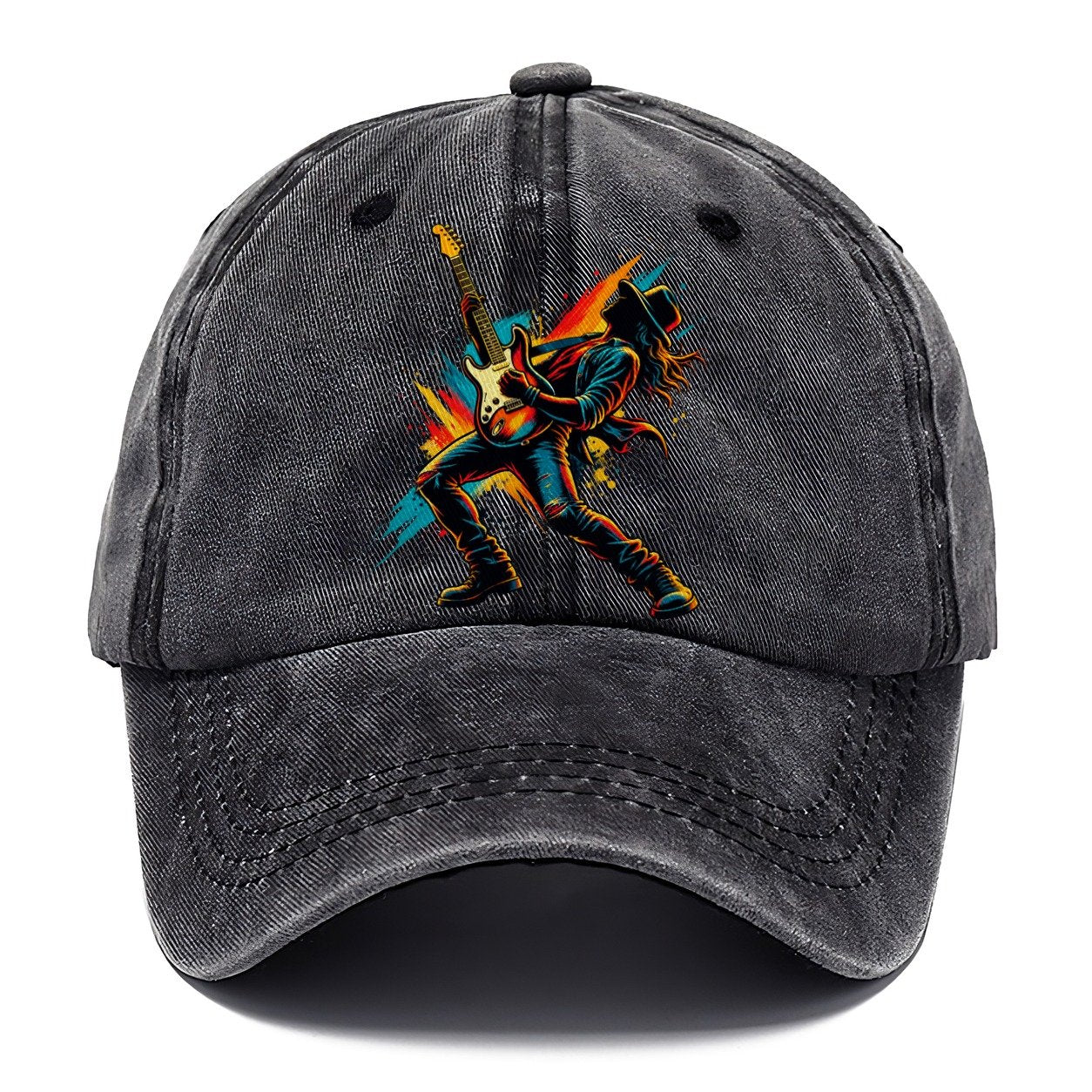 Electric Guitar Icon Music Instruments Classic Cap – Graphite