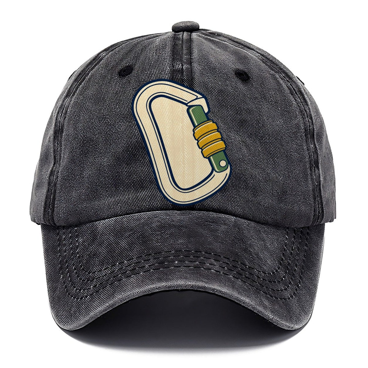 Locking Carabiner Study Rock Climbing Classic Cap – Graphite