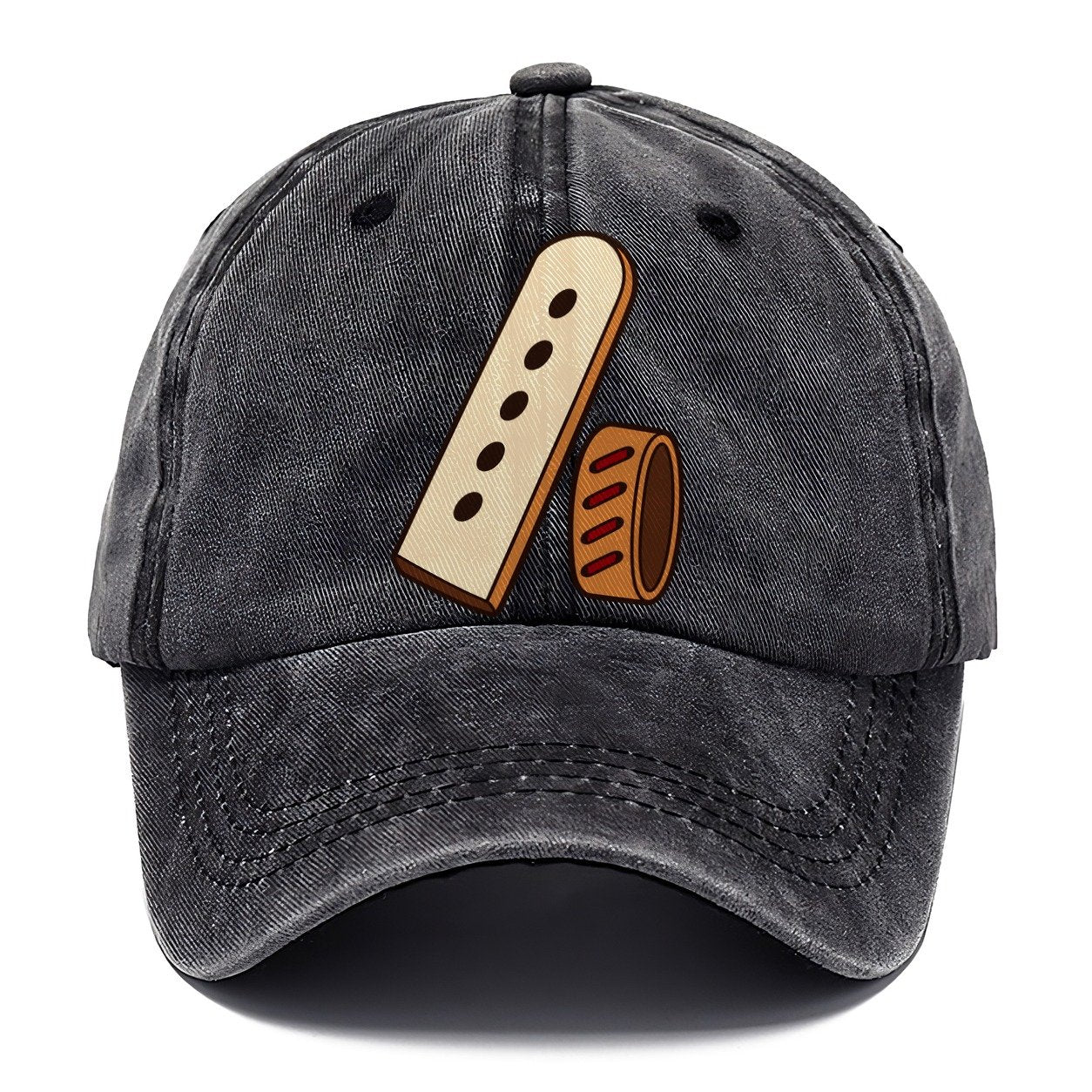 Belt End And Punched Holes Leathercraft Classic Cap – Graphite
