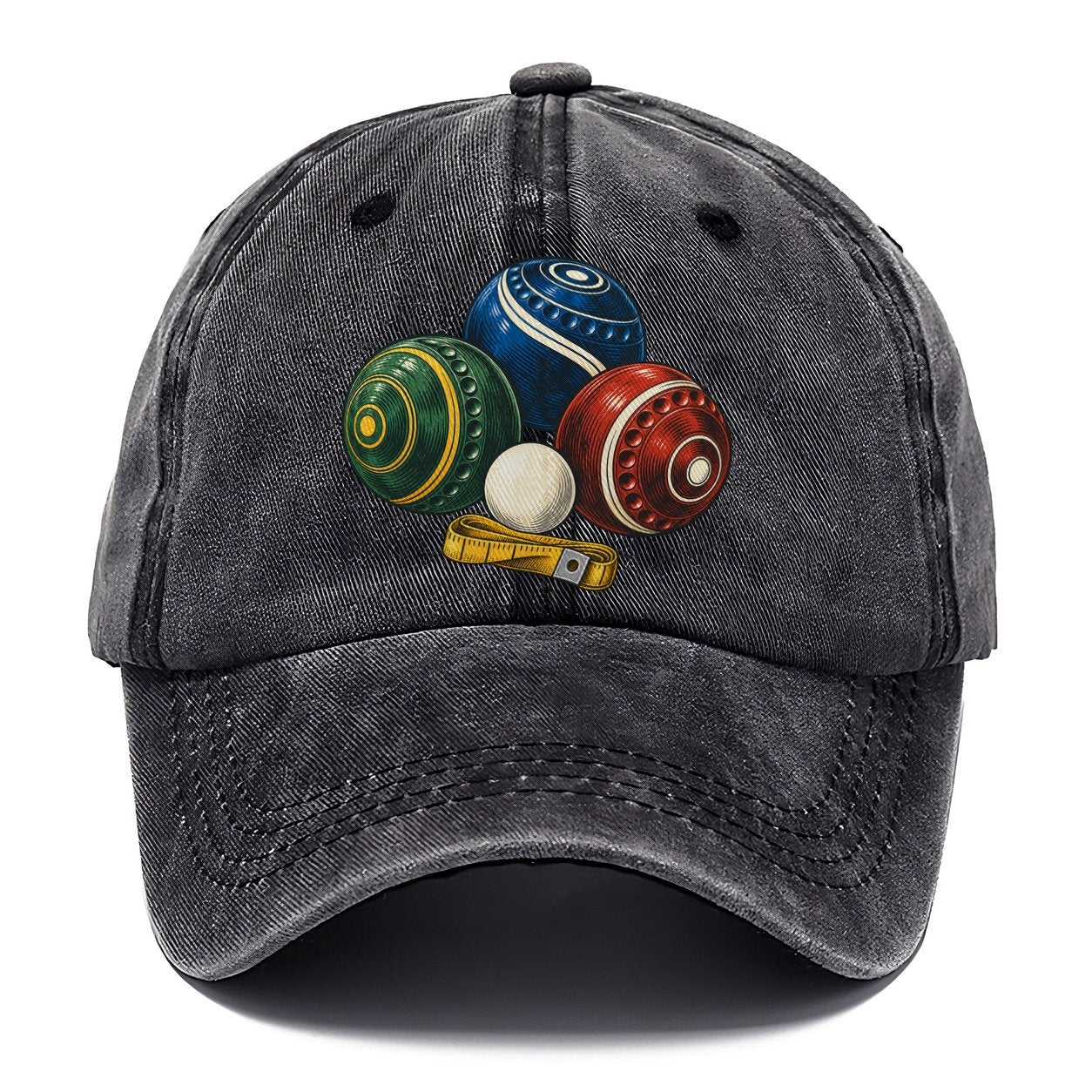 Lawn Bowls And White Jack Australia Cultural Icons Classic Cap – Graphite