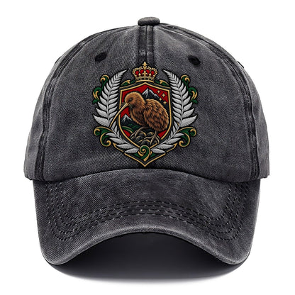 New Zealand Heraldic Crest Country Logos Classic Cap – Graphite
