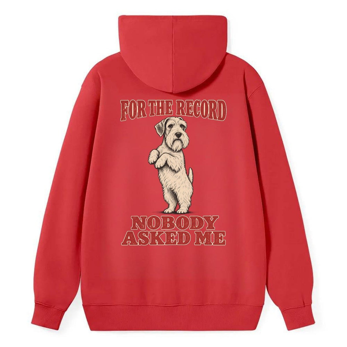 Sealyham Terrier Dog Declarations Classic Pullover Hoodie – Red