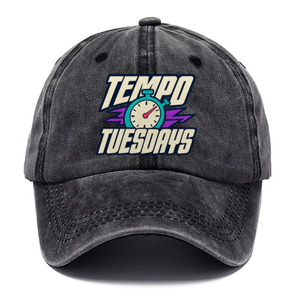 Tempo Tuesdays 90S Running Clubs Classic Cap – Graphite